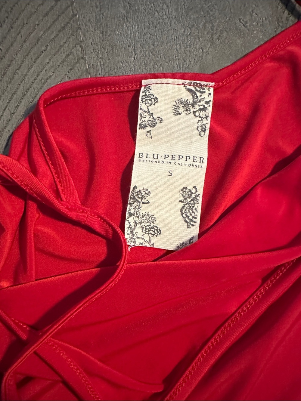 NWOT Blu Pepper Womens Red Bodycon Cami Mini Dress Small - Picture 7 of 8